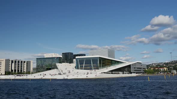 Time lapse from the Oslo Opera House in Norway