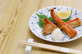 grilled salmon belly, Japanese cuisine, copy space - PhotoDune Item for Sale