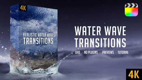 Water Wave Transitions for Final Cut Pro alt