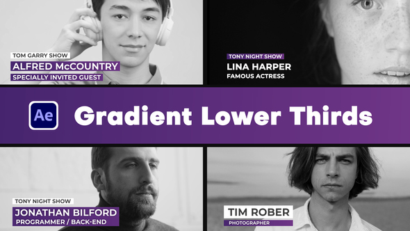 Simple Gradient Lower Thirds alt