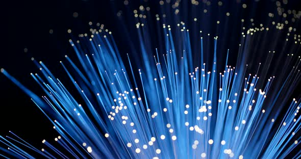 Blue optical fiber