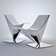 3d model of MDF italia lofty easy chair - 3DOcean Item for Sale