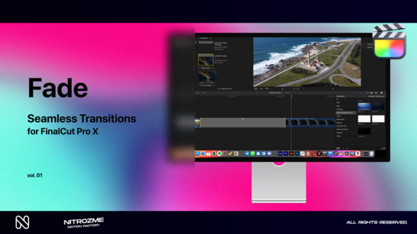 Fade Transitions Vol. 01 for Final Cut Pro X alt
