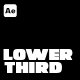 Minimal Lower Thirds - VideoHive Item for Sale