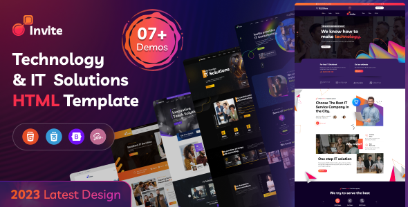 Invite - IT Solutions & Technology HTML Template