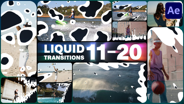 Liquid Transitions for After Effects