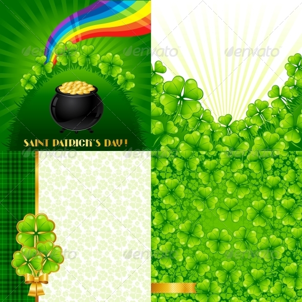 Greeting cards for Saint Patrick's day.
