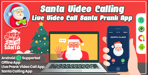 Santa Calling : Call you Santa - Live Video Calling with Santa Prank App | Android Native Code