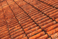 Old rustic terracotta roof tiles pattern as background - PhotoDune Item for Sale