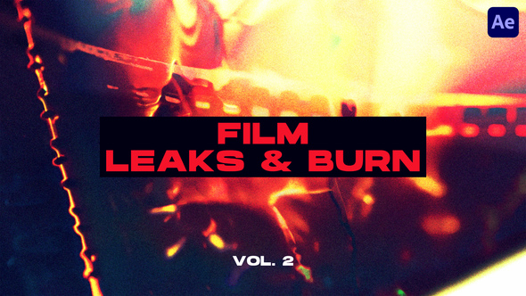 Film Leaks & Burn Transitions VOL. 2 | After Effects alt