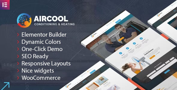 AirCool – Conditioning And Heating WordPress theme