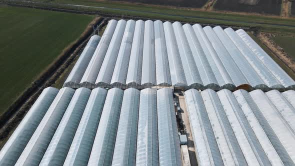 Greenhouses Aerial View