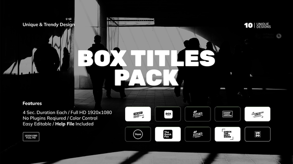 Box Titles Pack