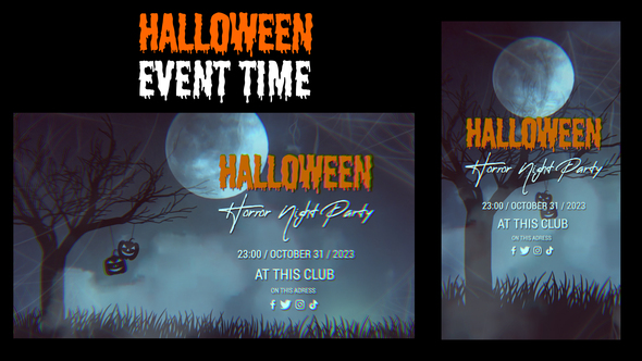 Halloween event timee