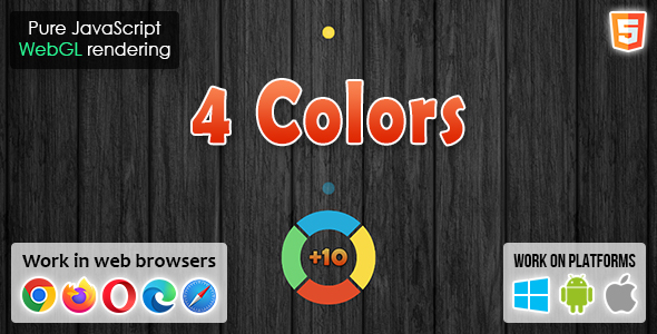 4 Colors - HTML5 Game