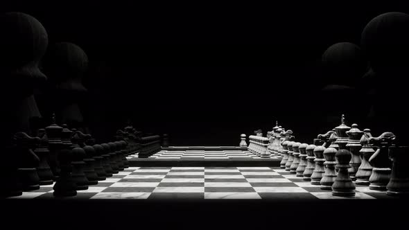 Enjoy In Chess Board 02 4K