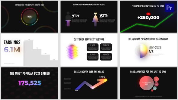 Infographic Scenes - Social Media / PR