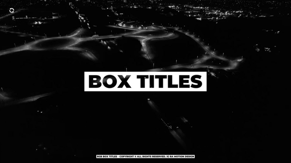 Box Titles | FCPX