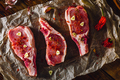 Three Pork Loin Steaks Ready for Cooking - PhotoDune Item for Sale
