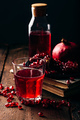 Glass of infusion with fpomegranate juice - PhotoDune Item for Sale