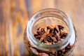 Jar of Star Anise Fruits and Seeds. - PhotoDune Item for Sale