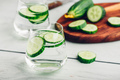 Water infused with sliced cucumber - PhotoDune Item for Sale