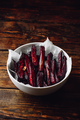 Oven baked beet fries in bowl - PhotoDune Item for Sale