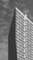 Black and White Skyscraper on the Sky Background. - PhotoDune Item for Sale