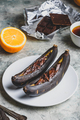 Grilled bananas with dark chocolate - PhotoDune Item for Sale
