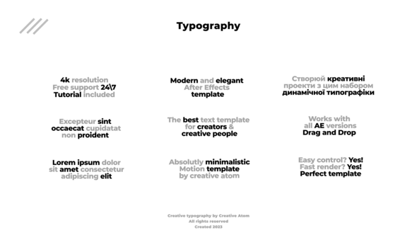 Dynamic Typography