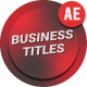 Business Titles Pack - VideoHive Item for Sale