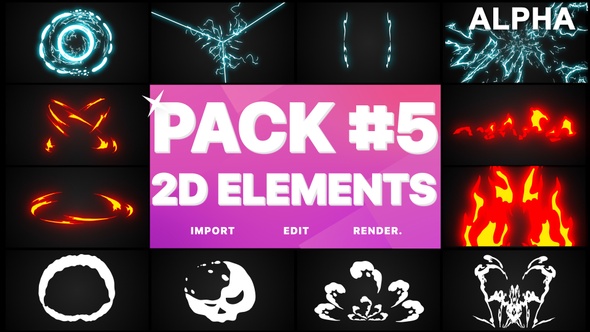 Elements Pack 05 | Motion Graphics Pack alt
