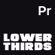Lower Thirds for Premiere Pro - VideoHive Item for Sale