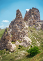 Unique rock-castle in Cappadocia. Popular touristic area in Turkey - PhotoDune Item for Sale