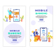 Mobile Banking Flat Character Design Instagram Story - VideoHive Item for Sale