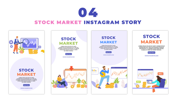 2D Animation Stock Trading Strategies Instagram Story