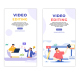 Video Editor and Motion Graphics Artists Character Instagram Story - VideoHive Item for Sale