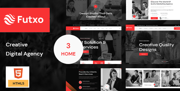 Futxo- Creative Digital Agency HTML5 Template