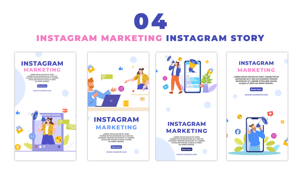 Instagram Marketing Strategies Animation Story