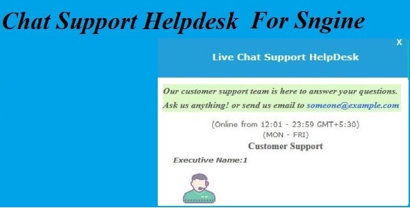 Chat Support Helpdesk For Sngine