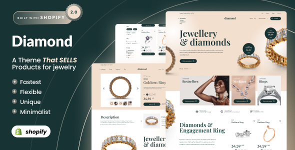 Diamond - Shopify 2.0 Jewelry Theme