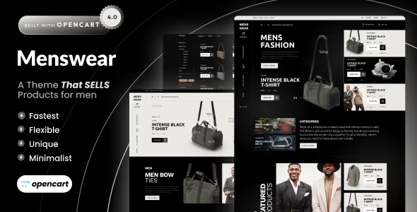 Menswear -4 Modern Fashion Store Template