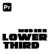 Modern Lower Thirds for Premiere Pro - VideoHive Item for Sale