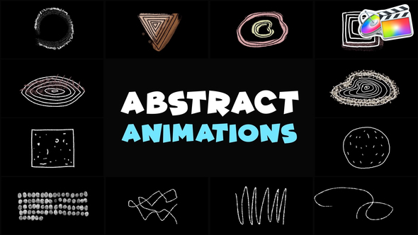 Abstract Scribble Animations | FCPX alt