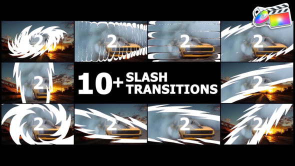 Slash Transitions | FCPX alt