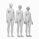 Natural Female in Rest Pose Base Mesh - 3DOcean Item for Sale
