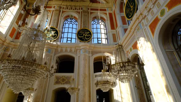 Inside Ortakoy Mosque