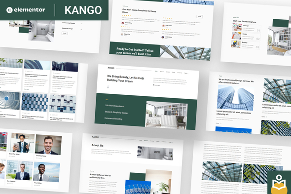 Kango - Architecture Elementor Template Kits