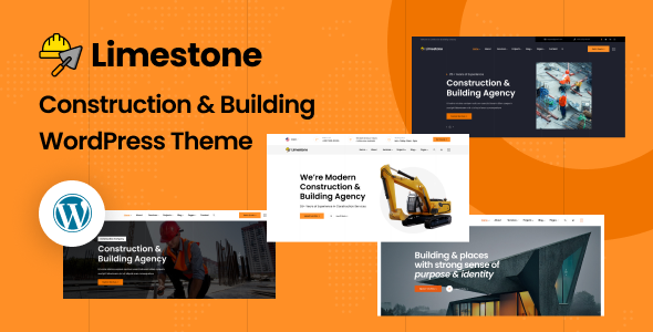 Limestone - Construction Building Elementor WordPress Theme