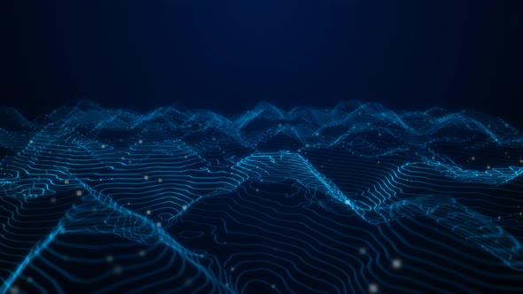 Digital Contour Map 4K 01 alt